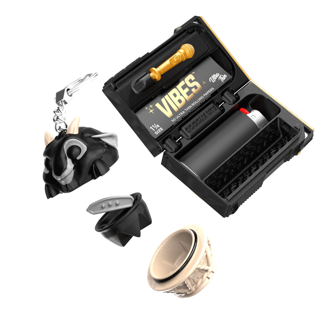 Vibes Keychain Grinder + Box Rolling kit
